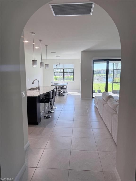 Dining room, Interior, Kitchen, Pendant Lights