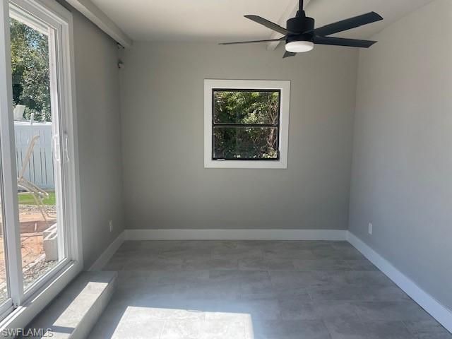 Empty room, Interior