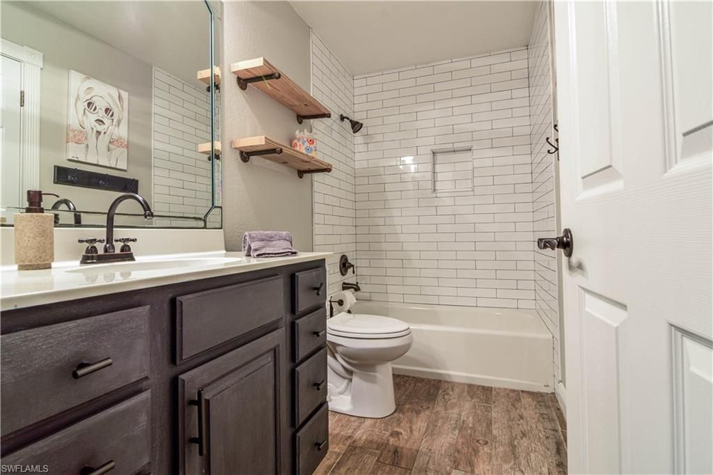 Bathroom, Interior, Wood Texture Flooring