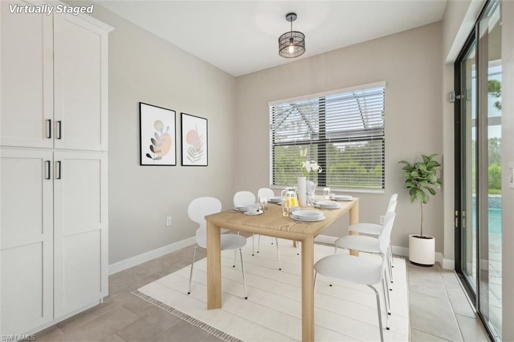 Dining room, Interior