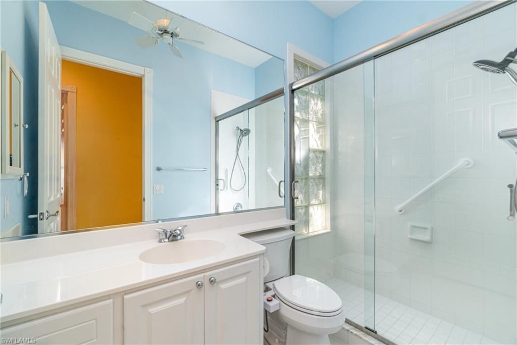 Bathroom, Glass Shower, Interior, Tile Countertops
