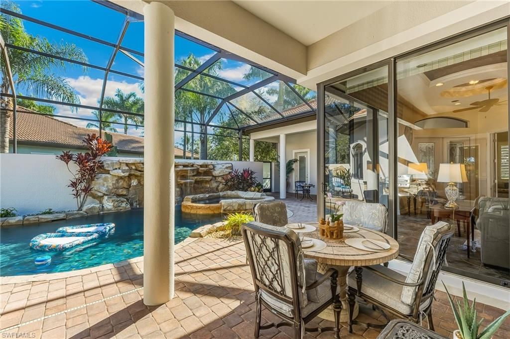 Dining room, Glass Ceilings, Interior, Pool, Sun Room