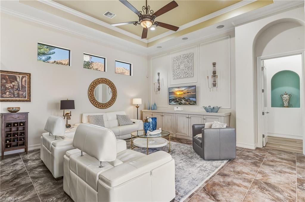 Interior, Living room, Recessed Lighting