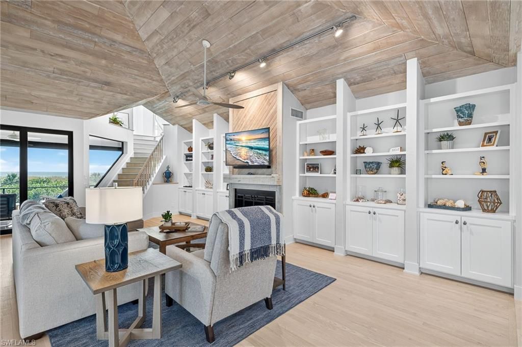 Fireplace, Interior, Living room, Wooden Ceilings, Wood Texture Flooring, Wooden Walls