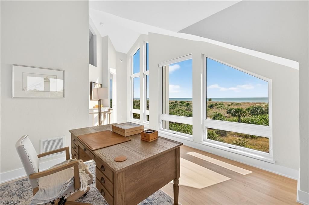 Home Office, Interior, Water, Wood Texture Flooring