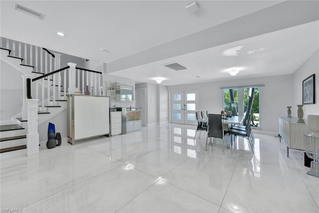 Dining room, Interior, Kitchen, Recessed Lighting