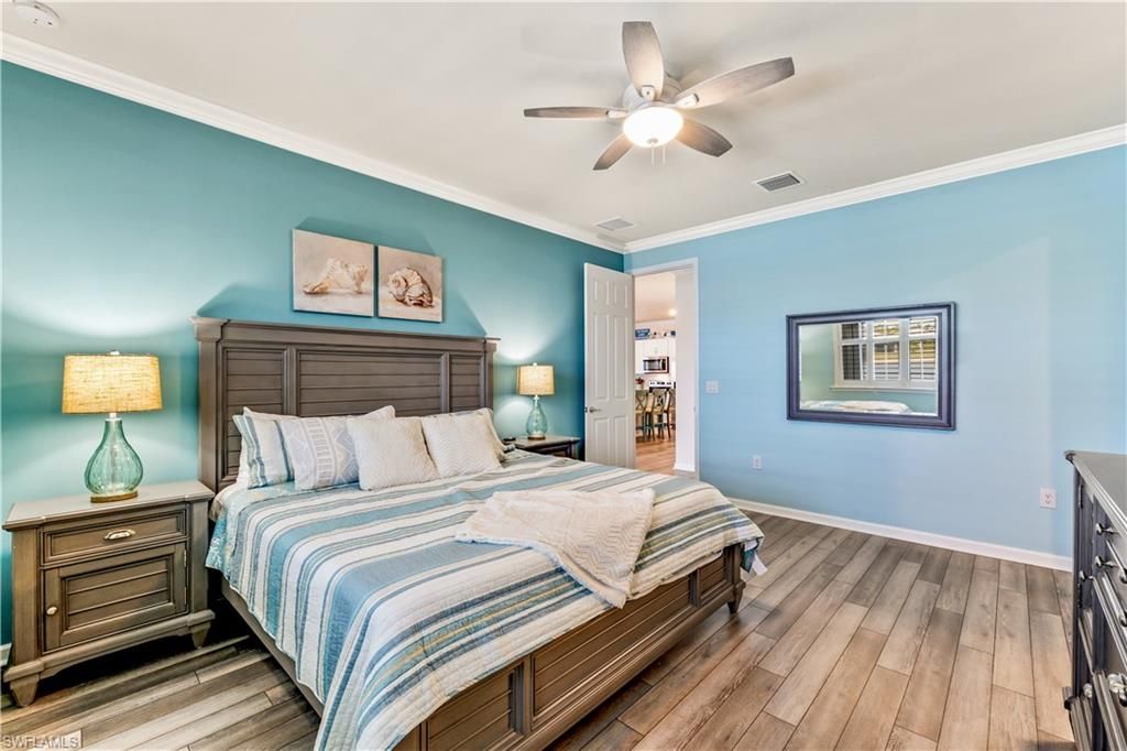 Bedroom, Interior, Wood Texture Flooring