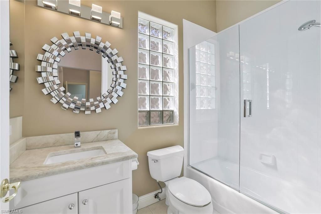 Bathroom, Glass Shower, Interior