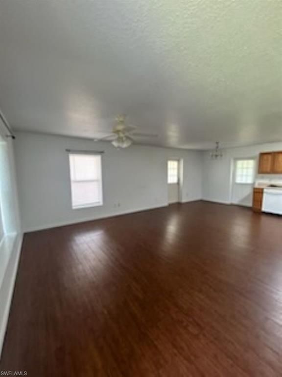 Empty room, Interior, Kitchen, Wood Texture Flooring