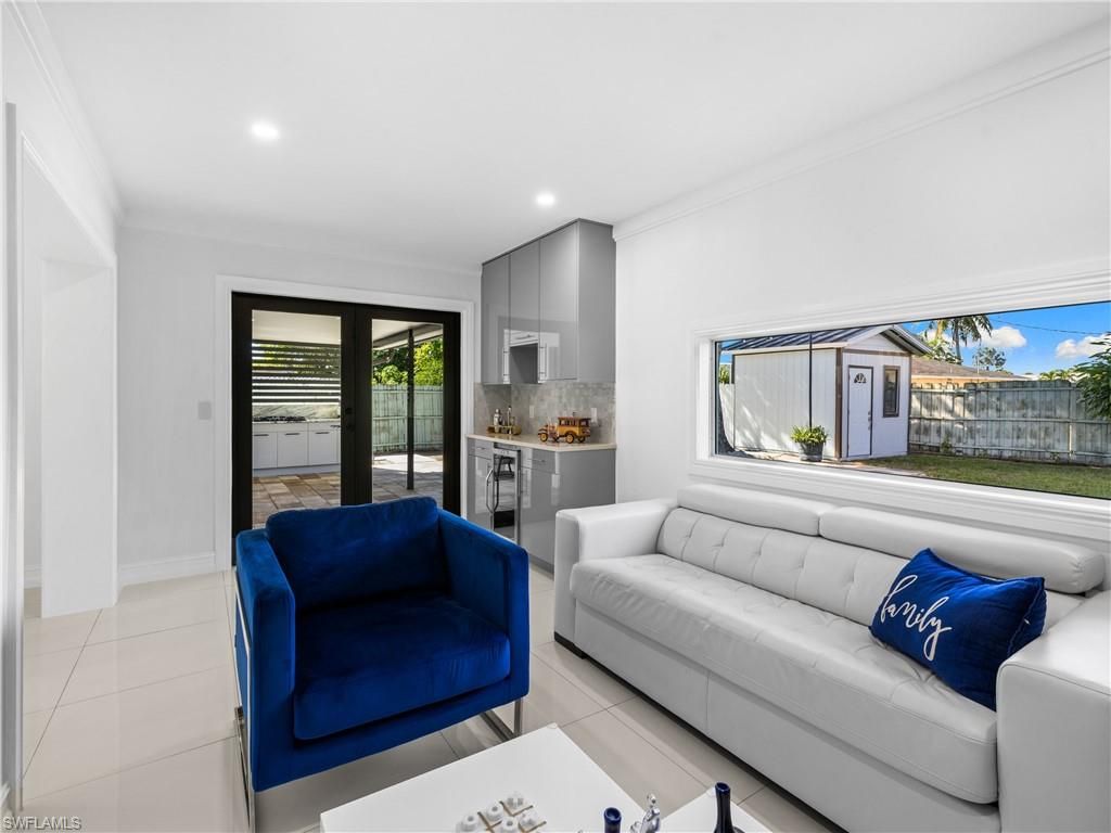 Interior, Kitchen, Living room, Recessed Lighting