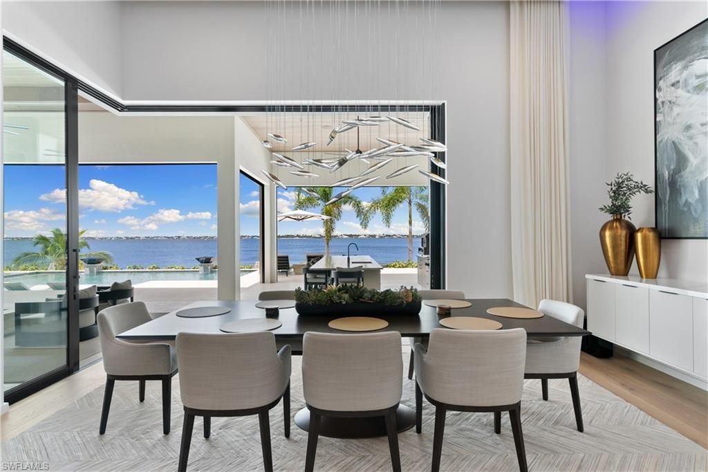 Dining room, Interior, Water, Wood Texture Flooring