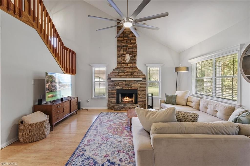 Fireplace, Interior, Living room, Wood Texture Flooring
