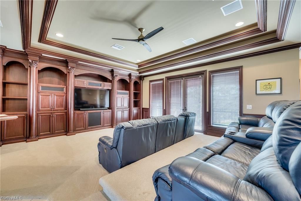 Home Theatre Room, Interior, Recessed Lighting, Theatre Room