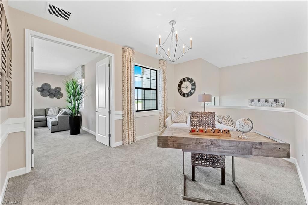 Chandelier, Interior