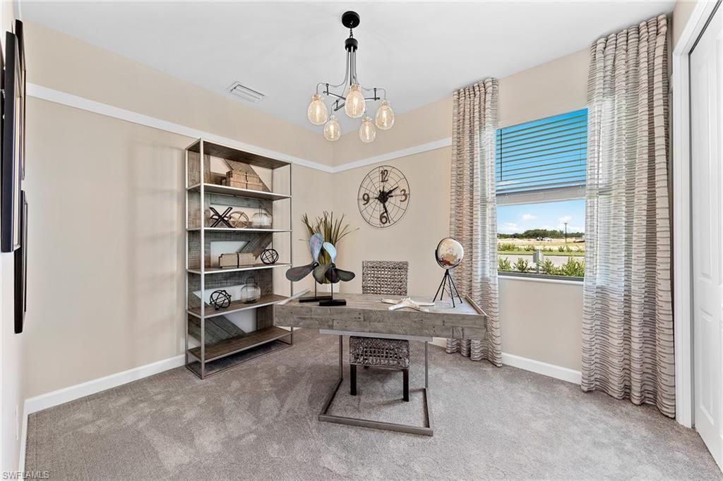 Home Office, Interior, Pendant Lights