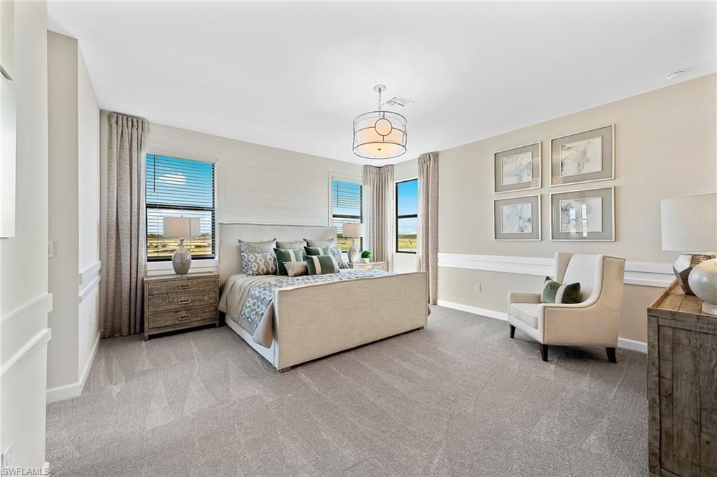 Bedroom, Interior, Pendant Lights