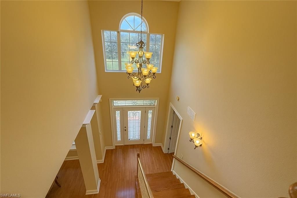 Chandelier, Interior, Wood Texture Flooring