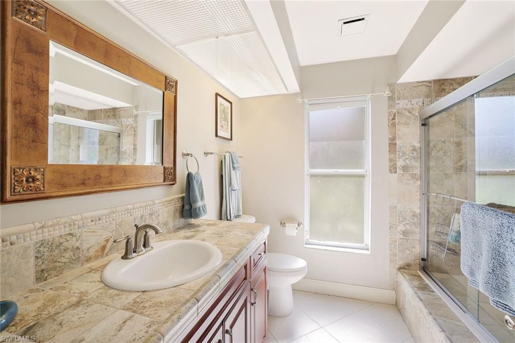 Bathroom, Glass Shower, Interior, Tile Countertops