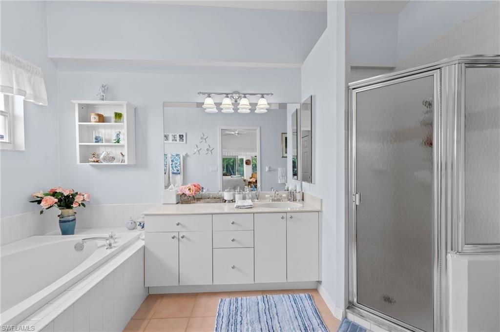 Bathroom, Dual Sink Vanities, Glass Shower, Interior