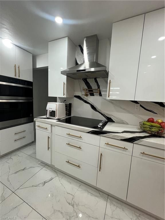 Interior, Kitchen, Marble, Recessed Lighting
