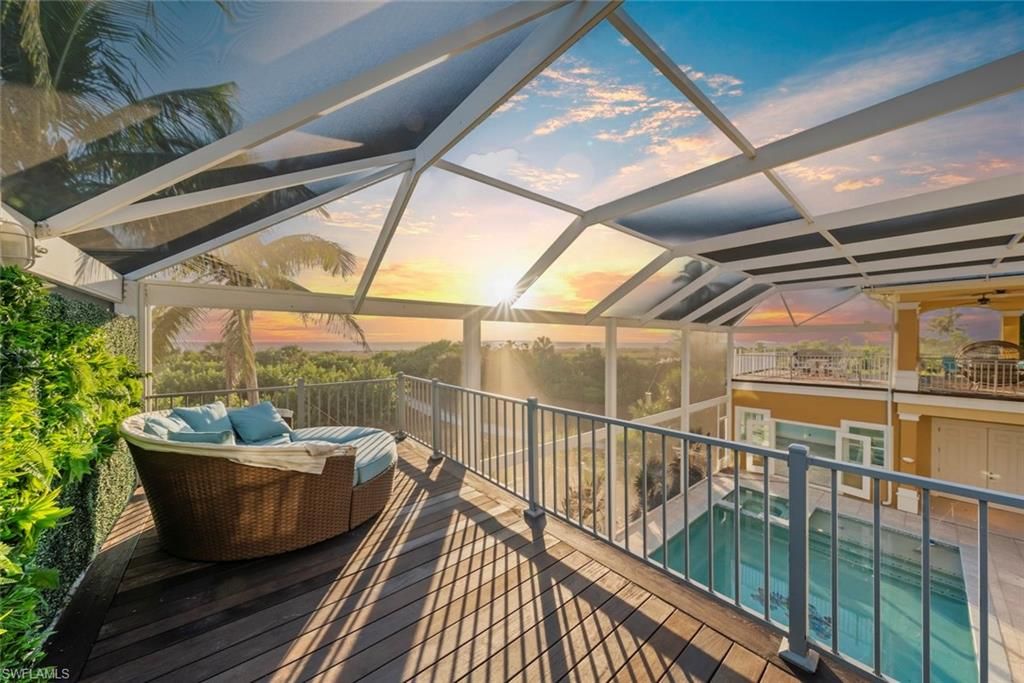 Glass Ceilings, Interior, Pool, Sun Room, Wood Texture Flooring