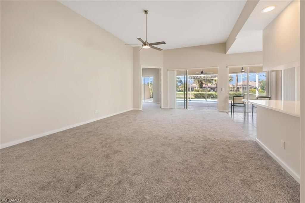 Empty room, Interior, Recessed Lighting