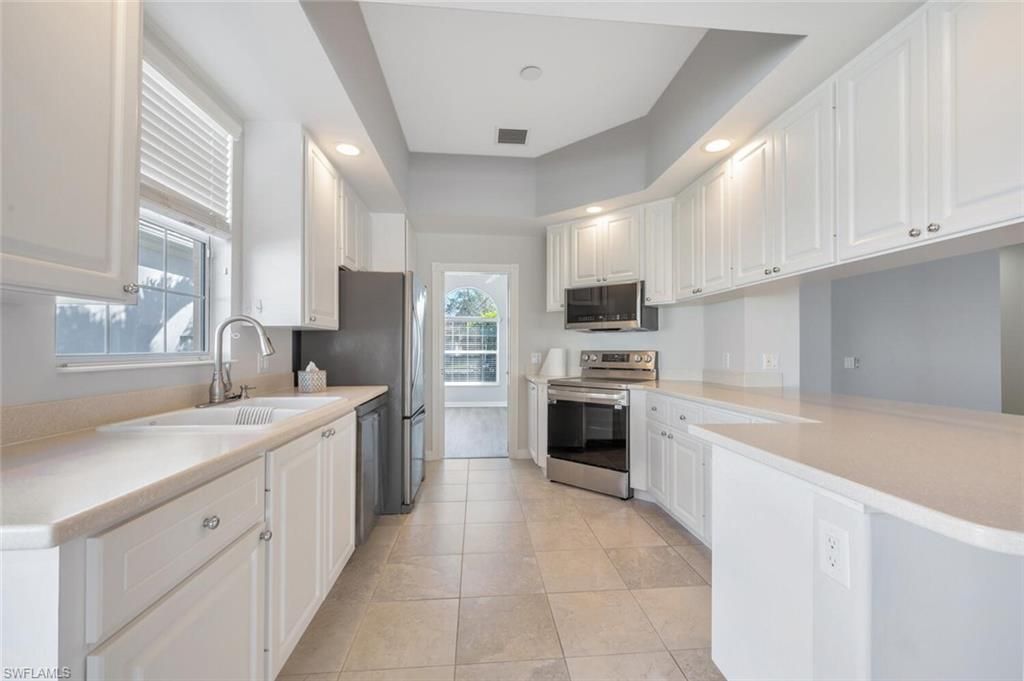 Interior, Kitchen, Recessed Lighting, Stainless Steel Appliances