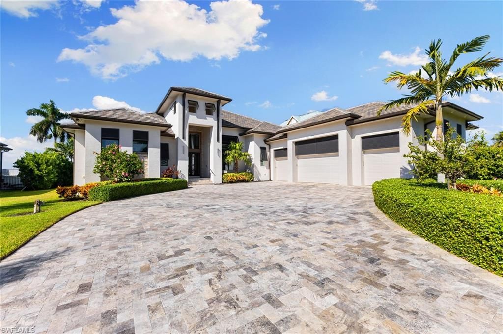 Attached, Backyard, Exterior, Facade, Mediterranean