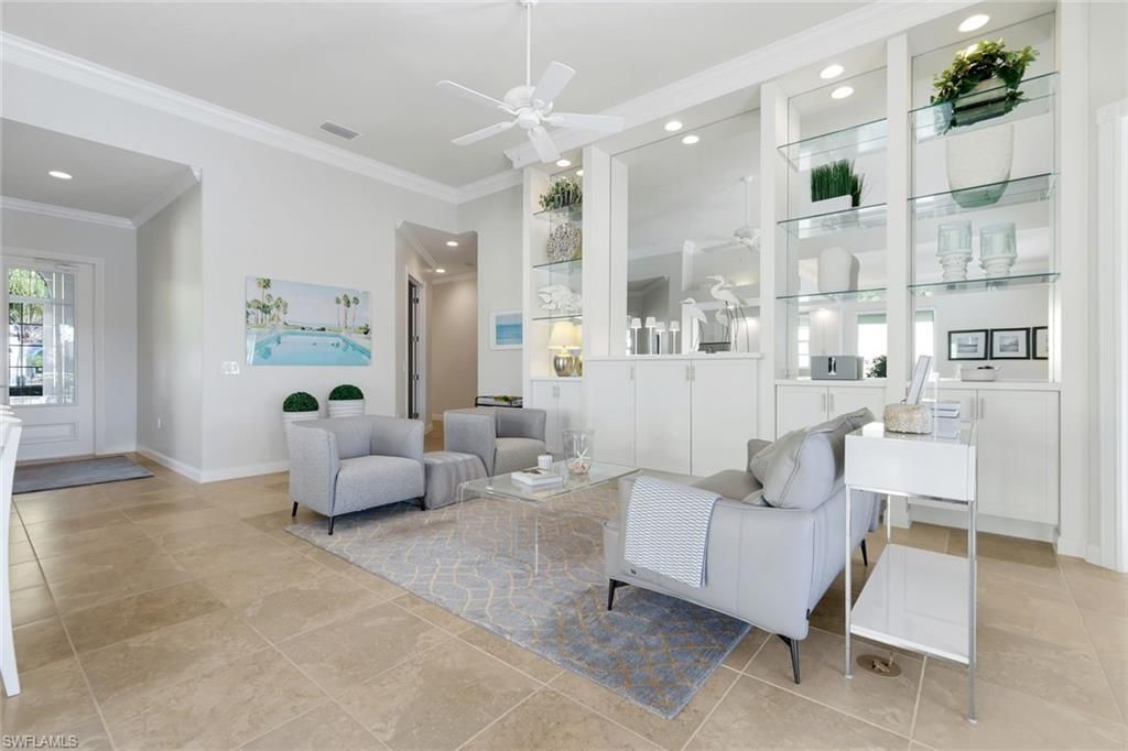 Interior, Living room, Recessed Lighting