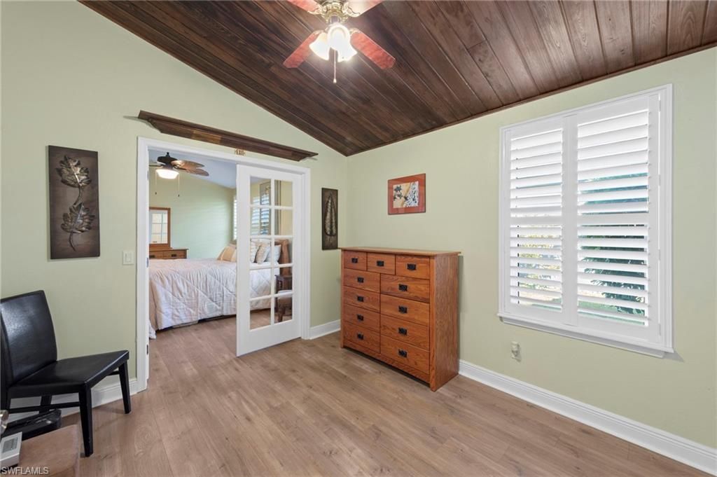 Bedroom, Interior, Wooden Ceilings, Wood Texture Flooring