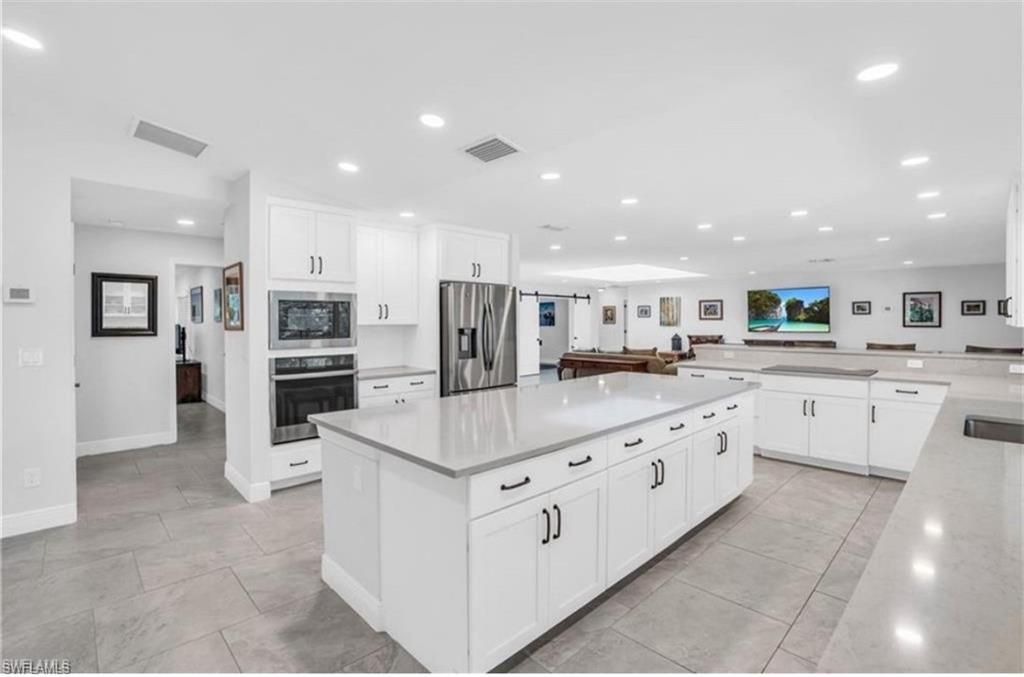 Interior, Kitchen, Recessed Lighting, Stainless Steel Appliances