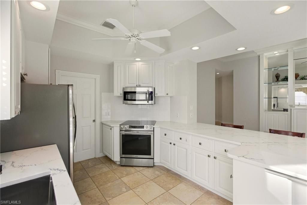Interior, Kitchen, Recessed Lighting, Stainless Steel Appliances