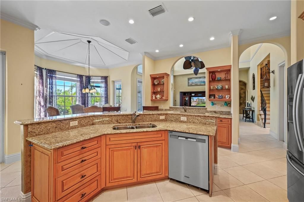Interior, Kitchen, Pendant Lights, Recessed Lighting