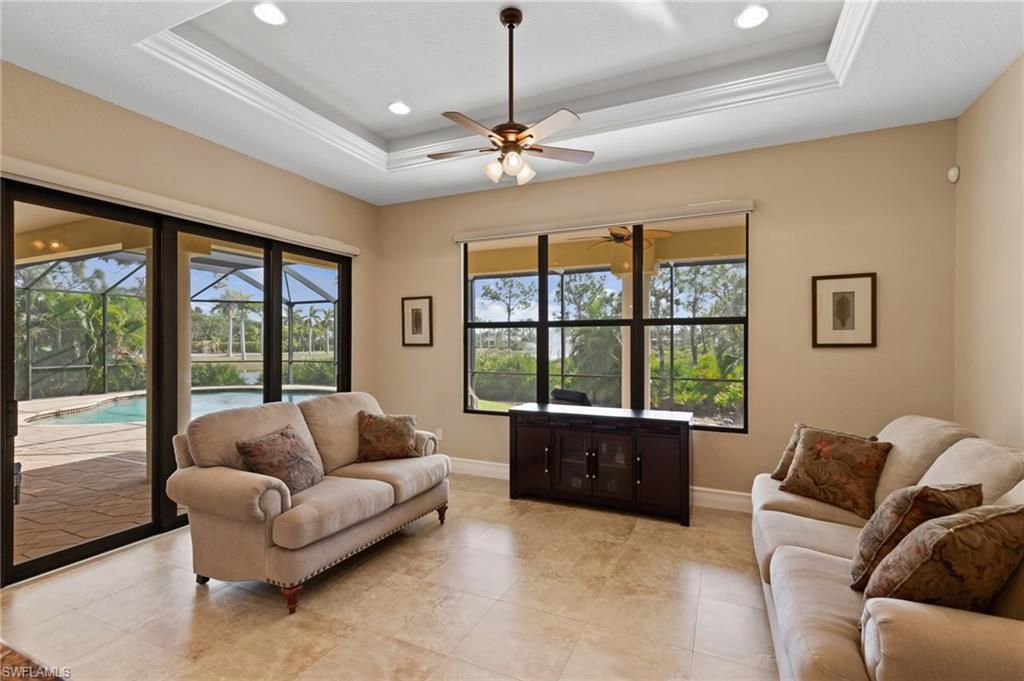 Interior, Living room, Recessed Lighting