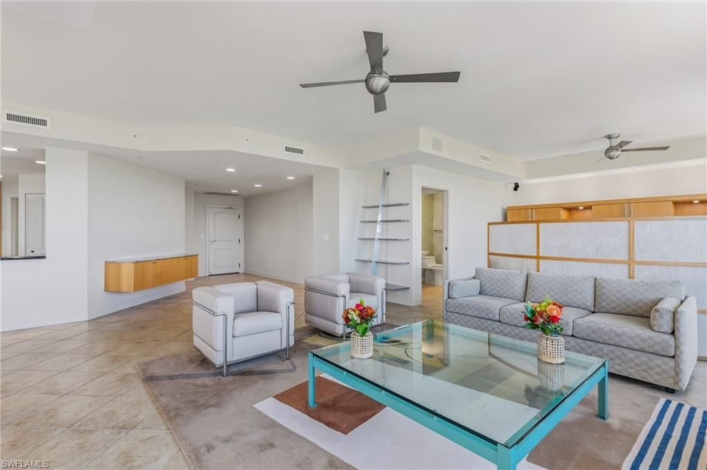 Interior, Living room, Recessed Lighting