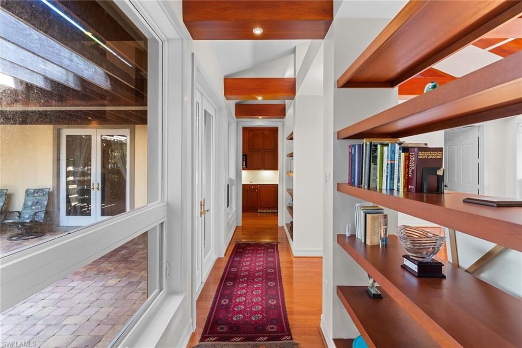 Interior, Recessed Lighting, Wooden Beams, Wood Texture Flooring