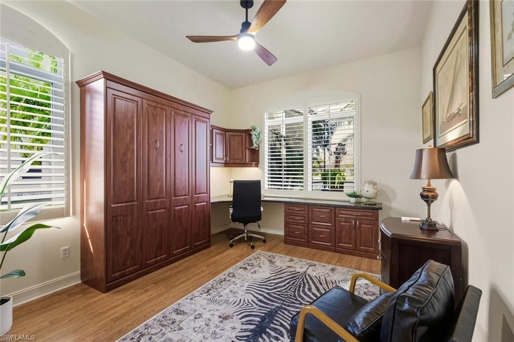 Home Office, Interior, Wood Texture Flooring