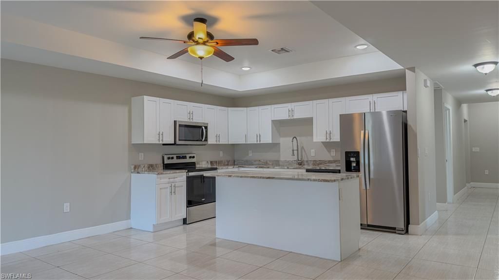 Interior, Kitchen, Recessed Lighting, Stainless Steel Appliances