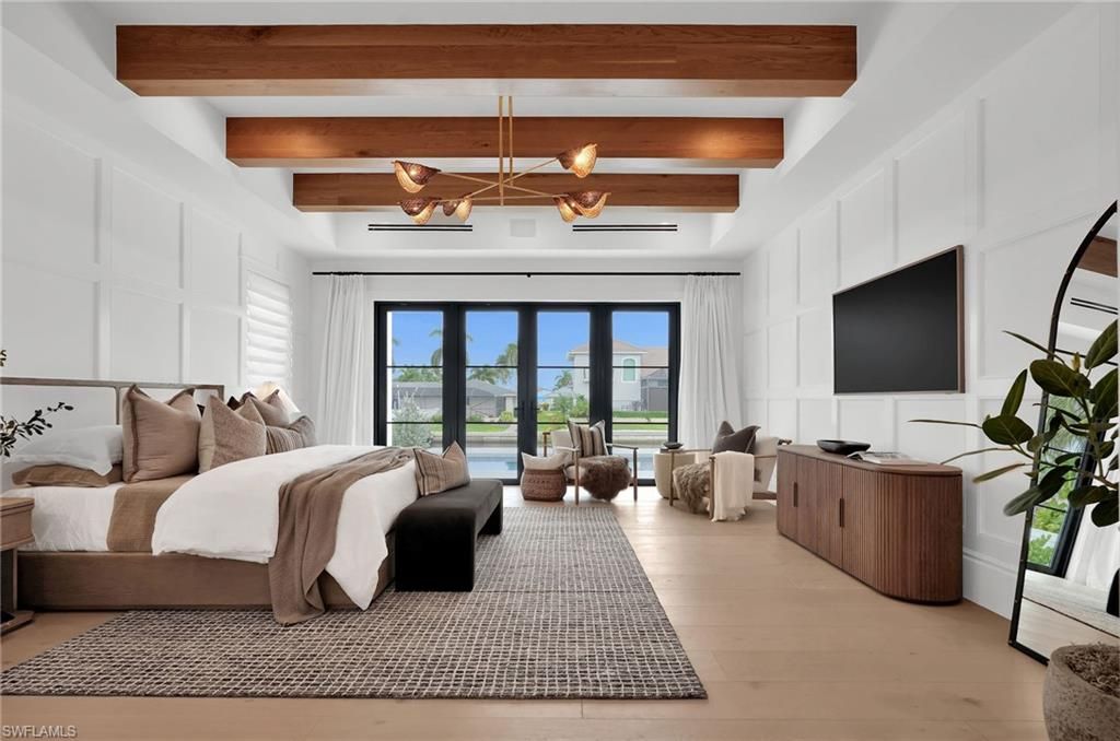 Bedroom, Interior, Living room, Wooden Beams, Wood Texture Flooring