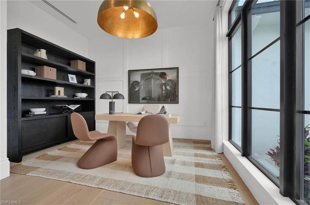 Home Office, Interior, Wood Texture Flooring