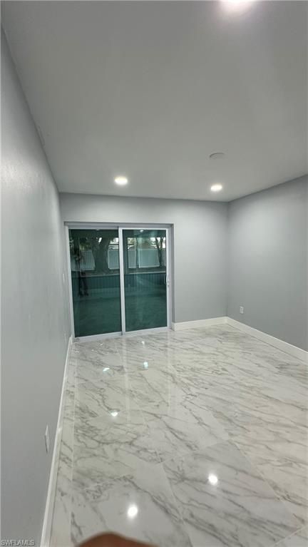 Empty room, Interior, Marble, Recessed Lighting