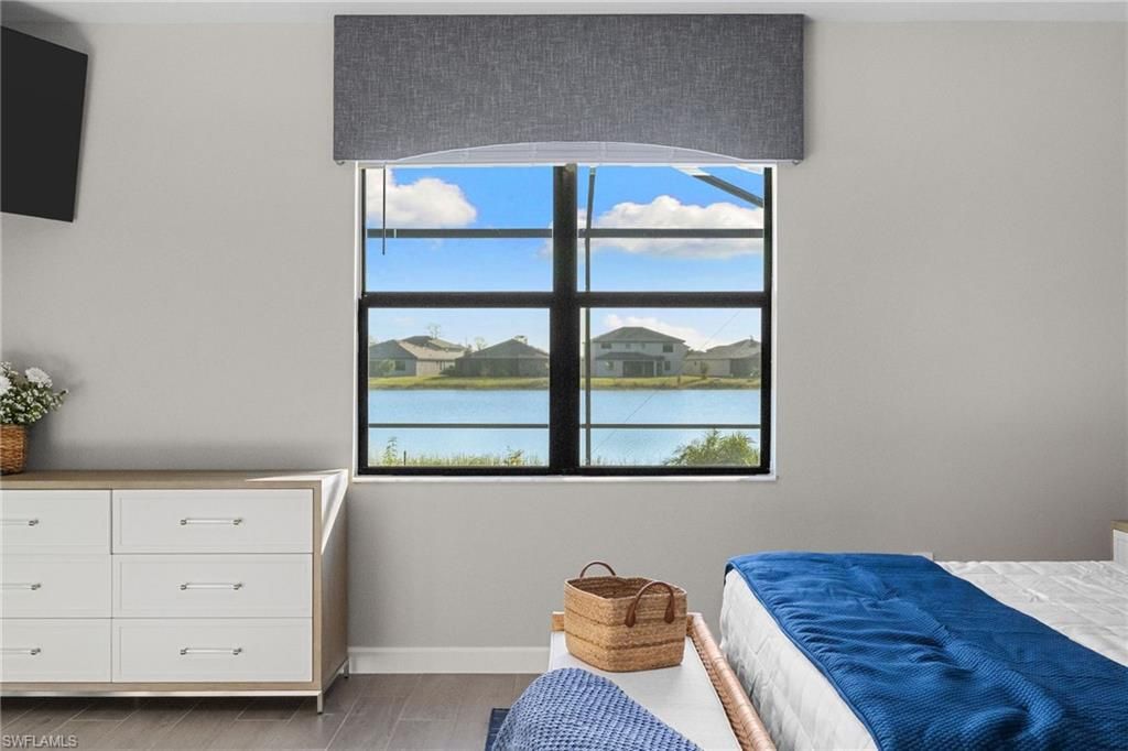 Bedroom, Interior, Water, Wood Texture Flooring