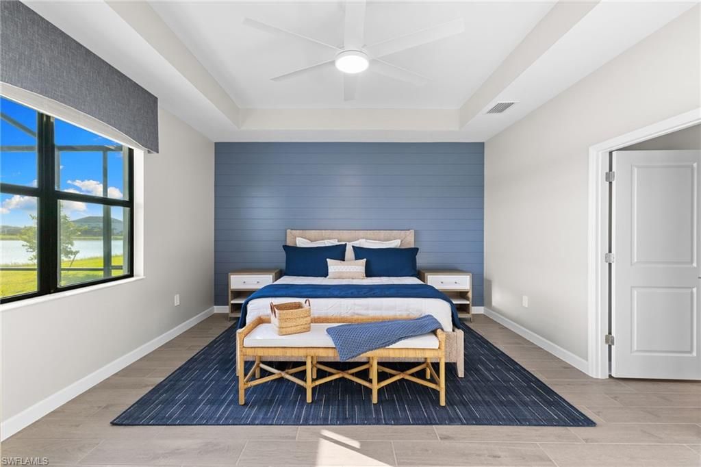 Bedroom, Interior, Water, Wood Texture Flooring