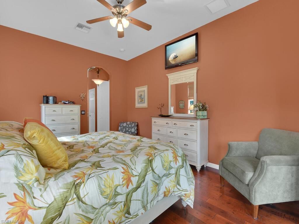 Bedroom, Interior, Wood Texture Flooring