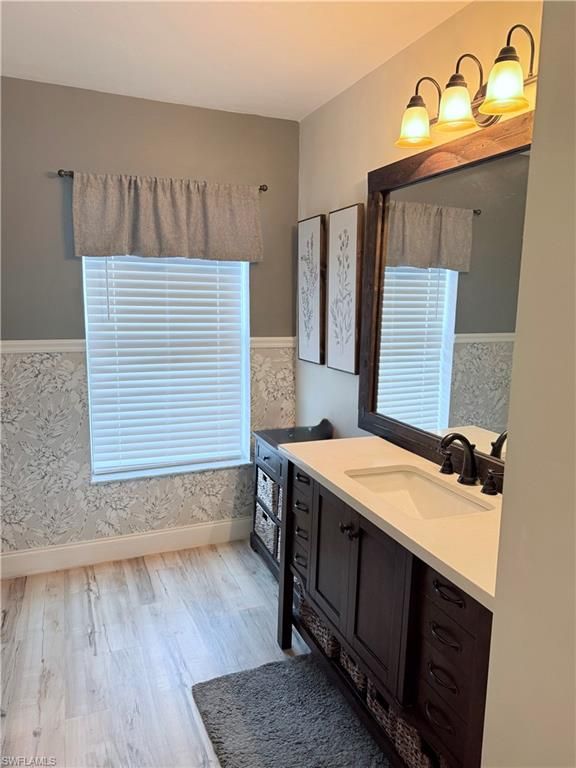 Bathroom, Interior, Wood Texture Flooring