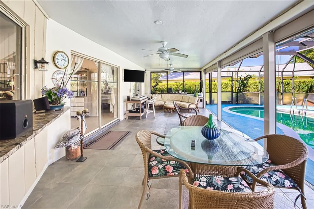 Dining room, Glass Ceilings, Interior, Pool, Sun Room