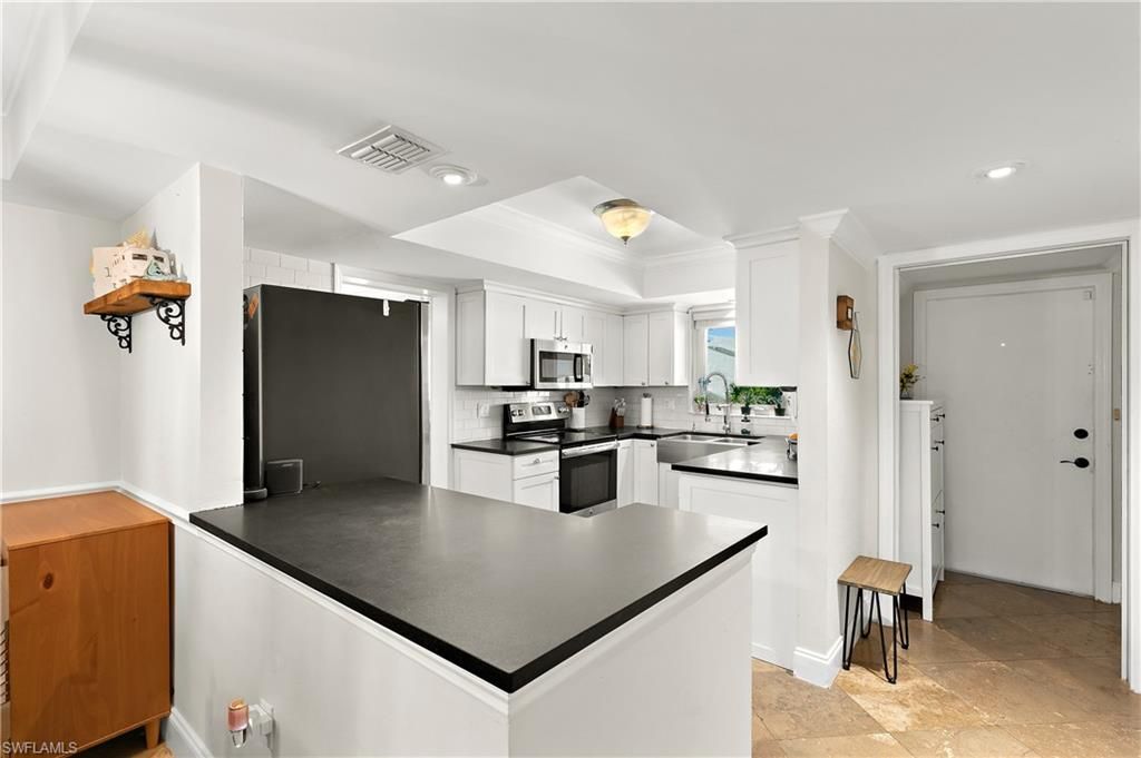 Interior, Kitchen, Recessed Lighting, Stainless Steel Appliances