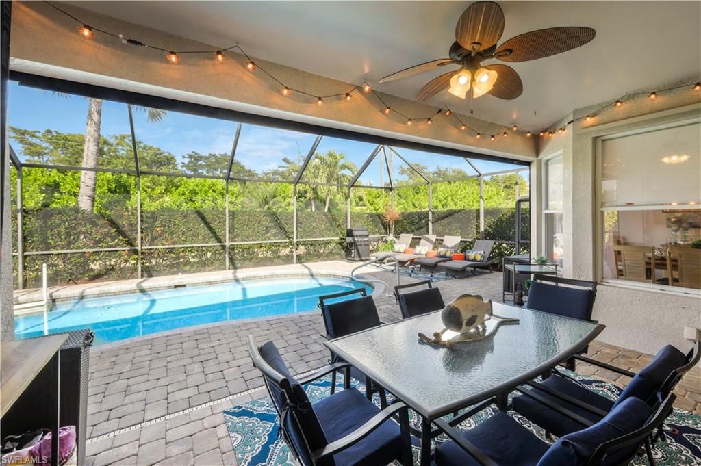Dining room, Glass Ceilings, Interior, Pool, Sun Room