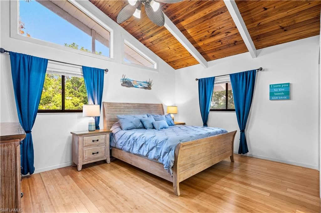 Bedroom, Interior, Wooden Ceilings, Wood Texture Flooring