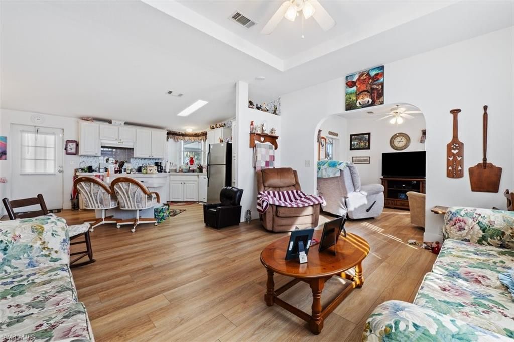 Dining room, Interior, Kitchen, Living room, Wood Texture Flooring